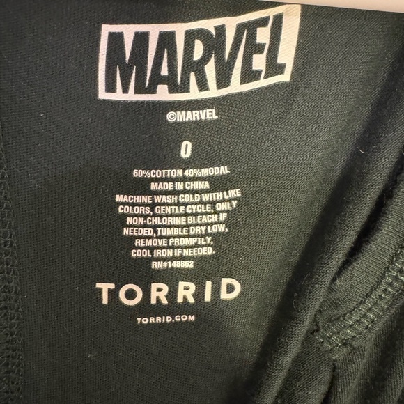 Torrid Marvel Loki Women's Clip Neck Top long sleeve size Large - Picture 6 of 7